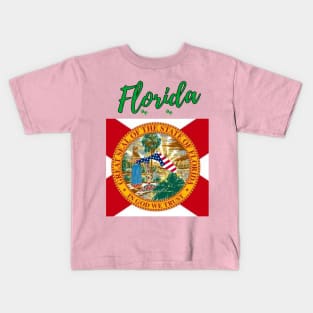 State of Florida USA Kids T-Shirt